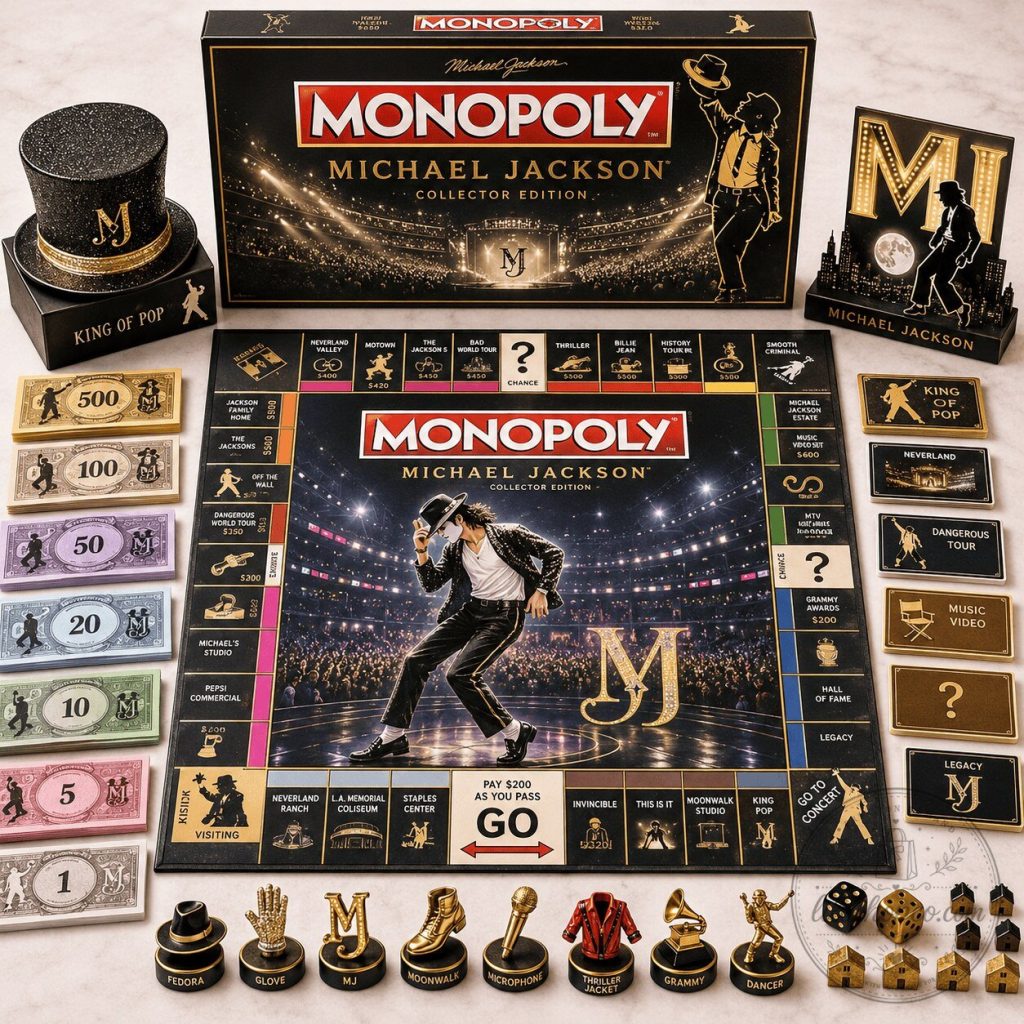 Michael Jackson Monopoly Collector Edition Board Game Set Michael Jackson Monopoly Collector Edition Board Game
