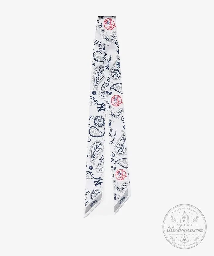 New York Yankees Checkered Pattern Fashion Scarf 24 New York Yankees Checkered Pattern Fashion Scarf