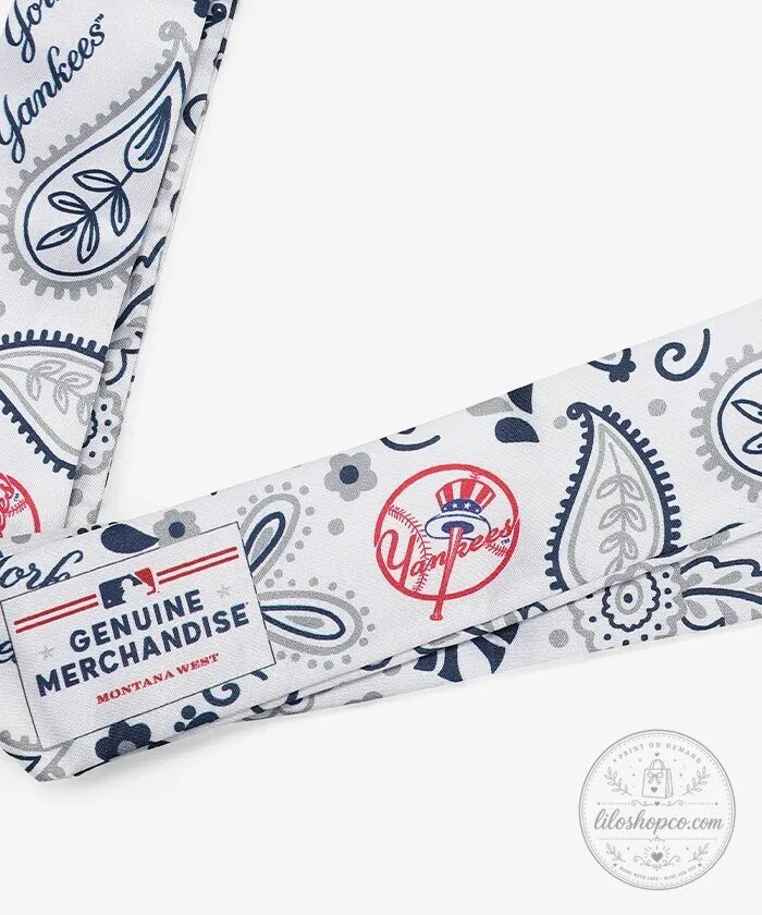 New York Yankees Checkered Pattern Fashion Scarf 27 New York Yankees Checkered Pattern Fashion Scarf