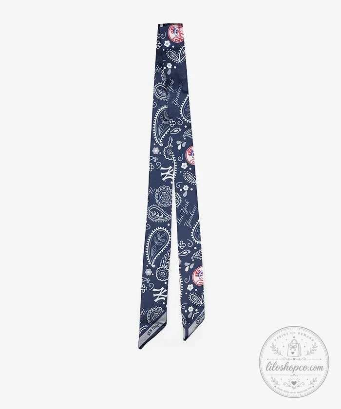 New York Yankees Checkered Pattern Fashion Scarf 30 New York Yankees Checkered Pattern Fashion Scarf
