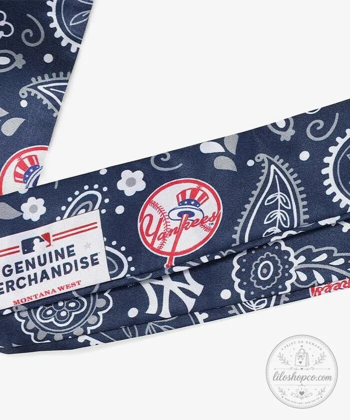 New York Yankees Checkered Pattern Fashion Scarf 33 New York Yankees Checkered Pattern Fashion Scarf