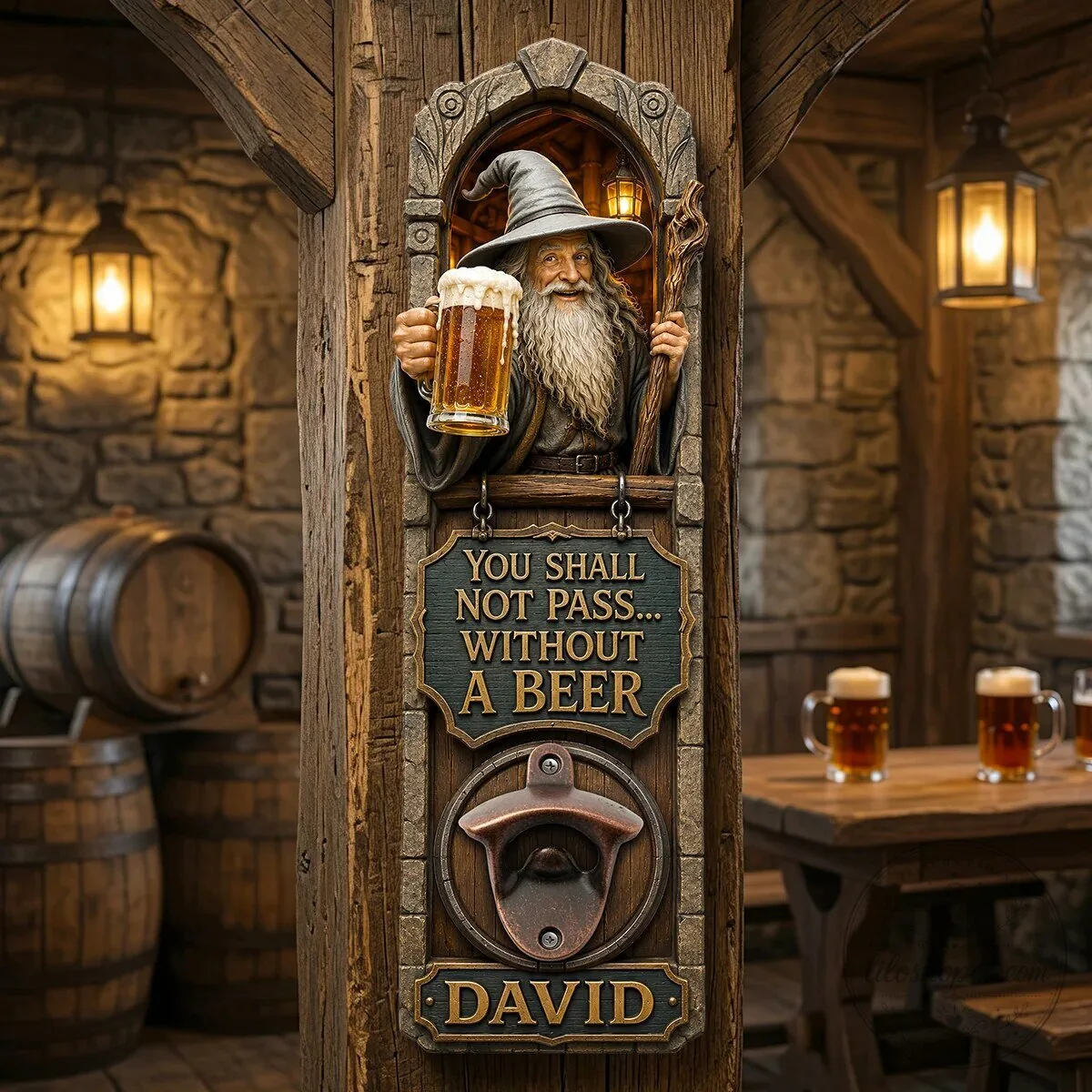 Gandalf You Shall Not Pass Without A Beer Wall Mounted Bottle Opener 8 Gandalf You Shall Not Pass Without A Beer Wall Mounted Bottle Opener