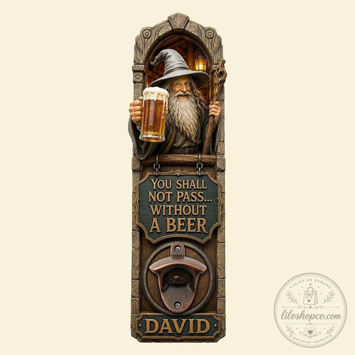 Gandalf You Shall Not Pass Without A Beer Wall Mounted Bottle Opener 10 Gandalf You Shall Not Pass Without A Beer Wall Mounted Bottle Opener