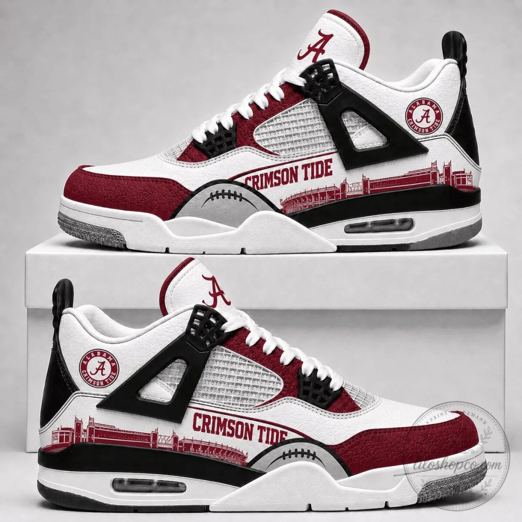 Alabama Crimson Tide Football Team Personalized Shoes Alabama Crimson Tide Football Team Personalized Shoes