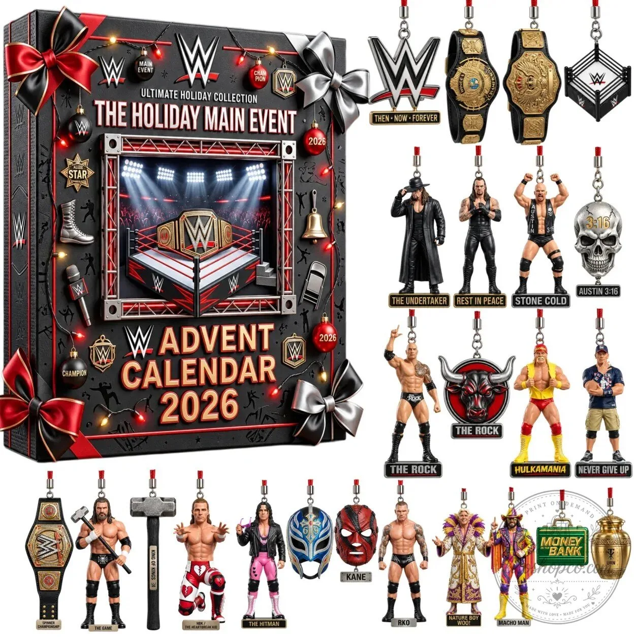 WWE Wrestling Superstars Holiday Main Event Advent Calendar 2026