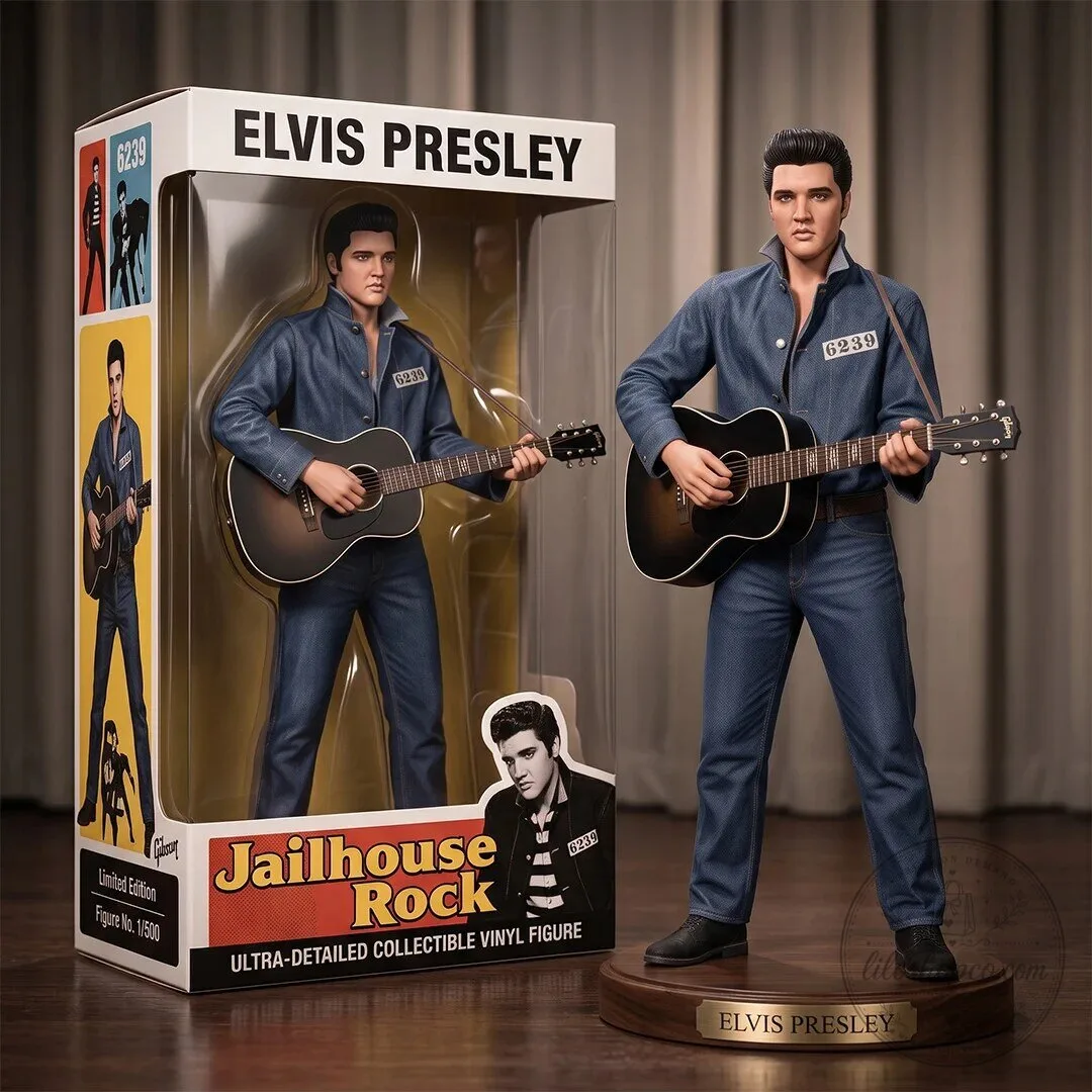 Elvis Presley Jailhouse Rock Ultra-Detailed Collectible Vinyl Figure Statue