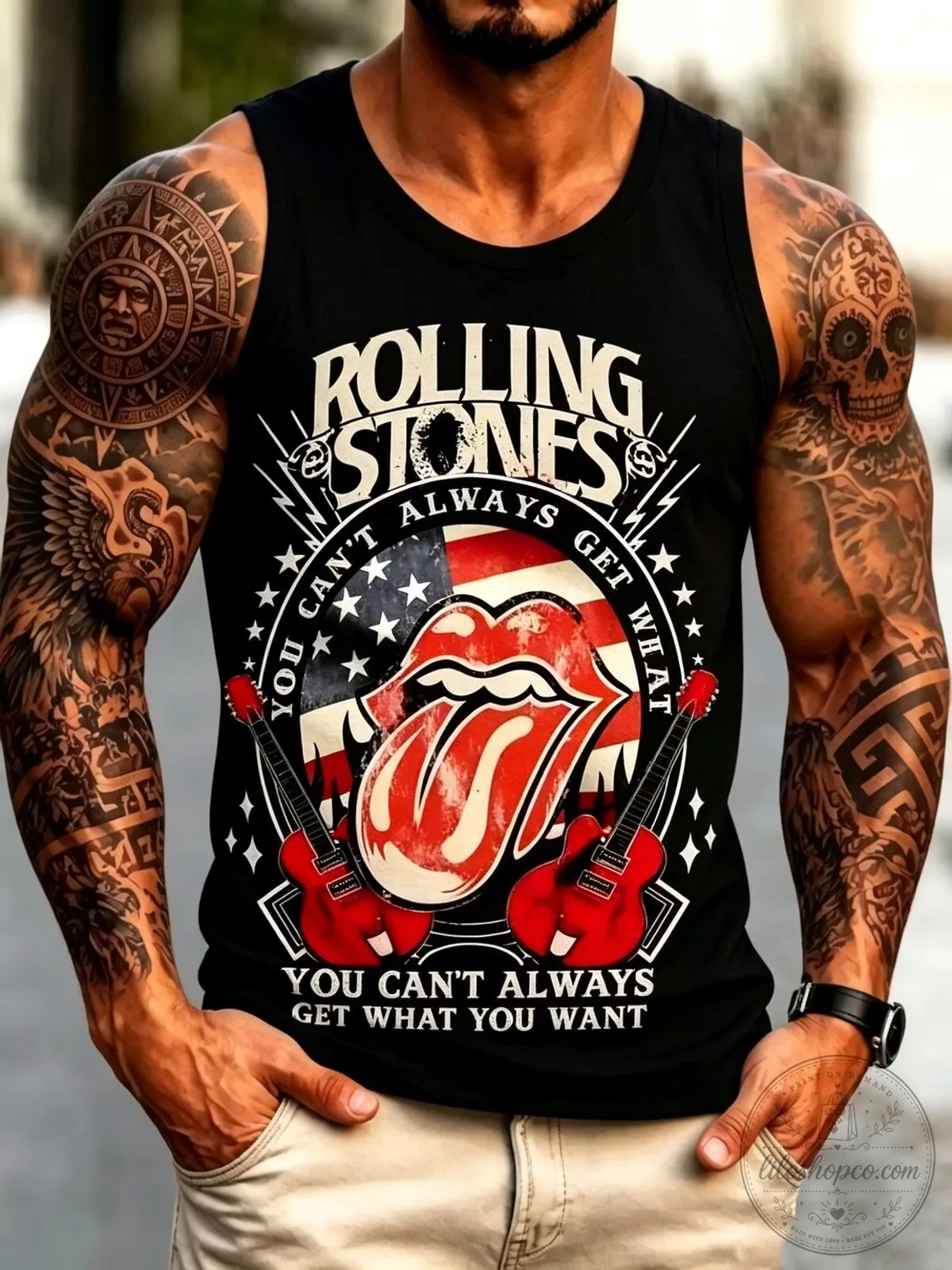 Rolling Stones You Can't Always Get What You Want Tank Top
