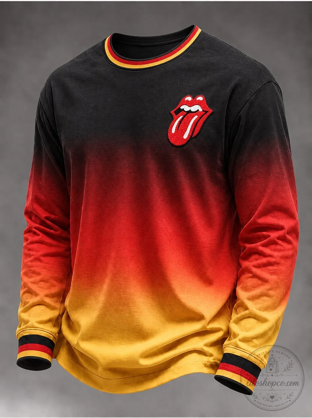 The Rolling Stones Gradient Long Sleeve Shirt