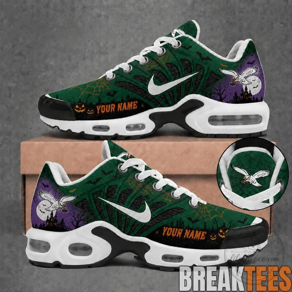 Philadelphia Eagles Halloween Custom Air Cushion Running Shoes