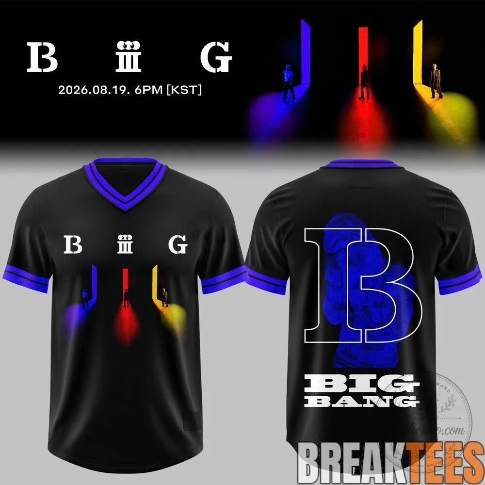 Big Bang 20th Anniversary K-Pop Music Band Football Jersey