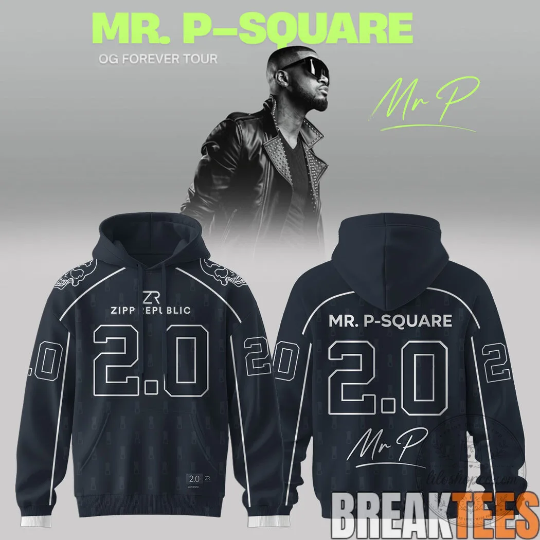 Mr. P-Square OG Forever Tour Red Concert Fan Hoodie 9 Mr. P-Square OG Forever Tour Red Concert Fan Hoodie