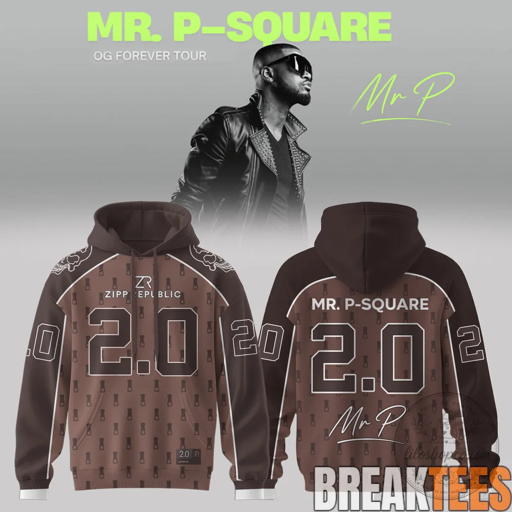 Mr. P-Square OG Forever Tour Red Concert Fan Hoodie 10 Mr. P-Square OG Forever Tour Red Concert Fan Hoodie