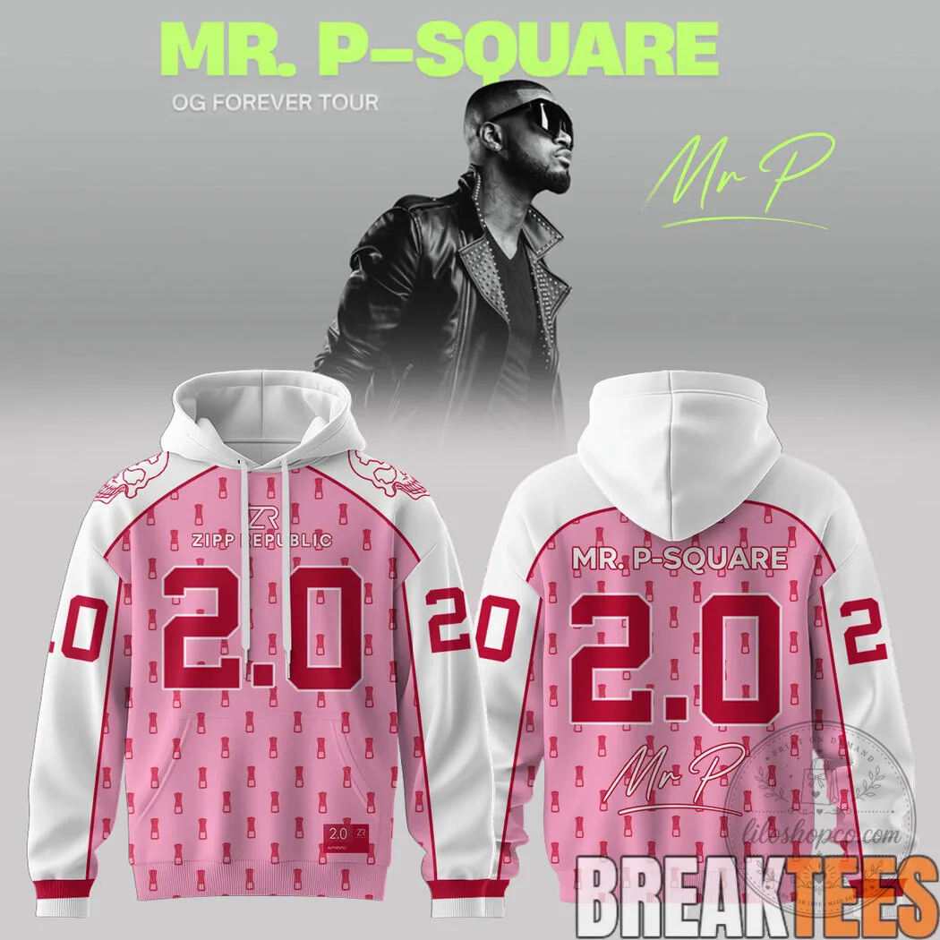 Mr. P-Square OG Forever Tour Red Concert Fan Hoodie 11 Mr. P-Square OG Forever Tour Red Concert Fan Hoodie