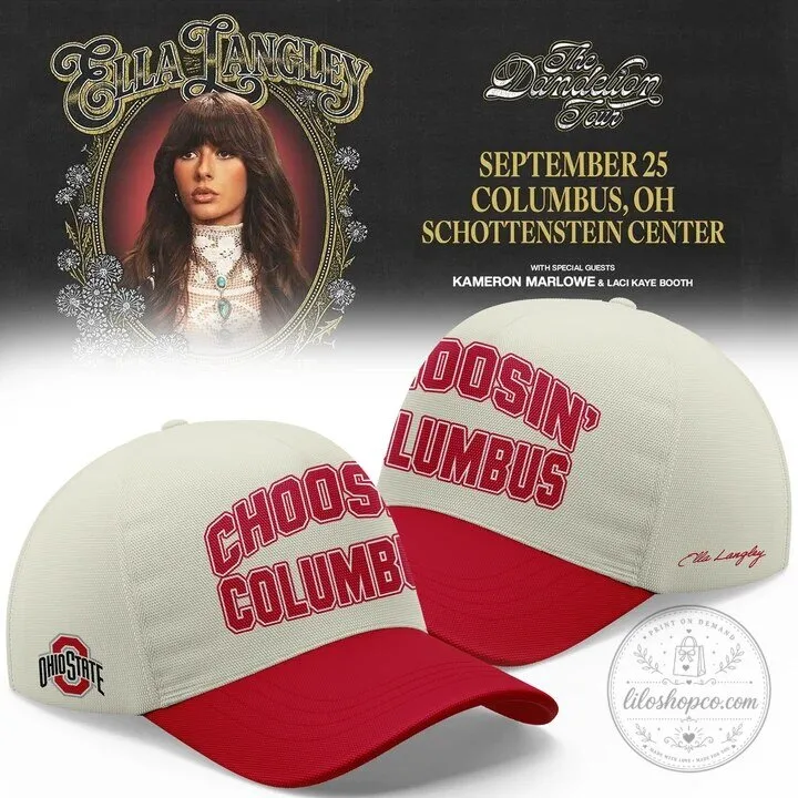 Ohio State Buckeyes Ella Langley The Dandelion Tour Baseball Cap