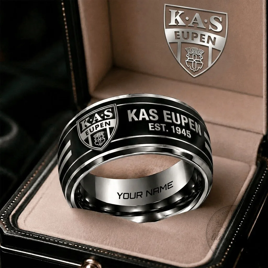 KAS Eupen Belgian Pro League Football Club Personalized Ring