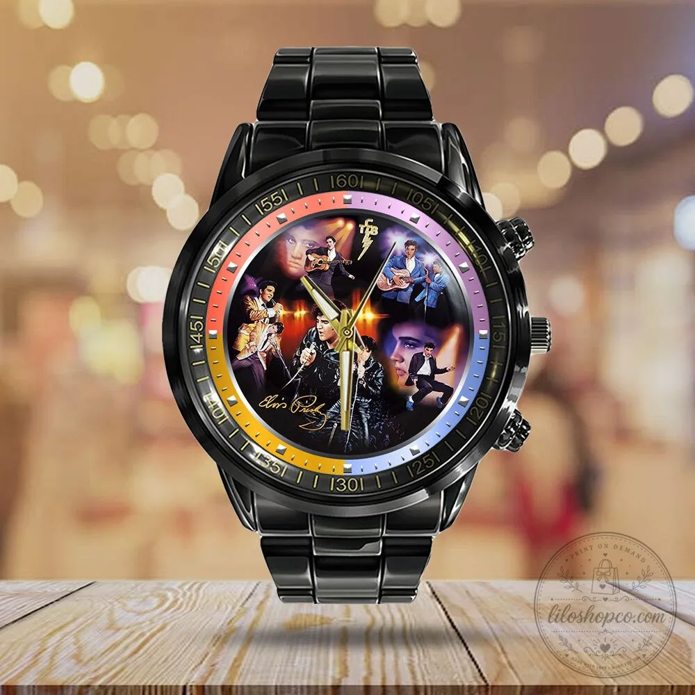 Elvis Presley Musical Legend Stainless Steel Wristwatch 9 Elvis Presley Musical Legend Stainless Steel Wristwatch
