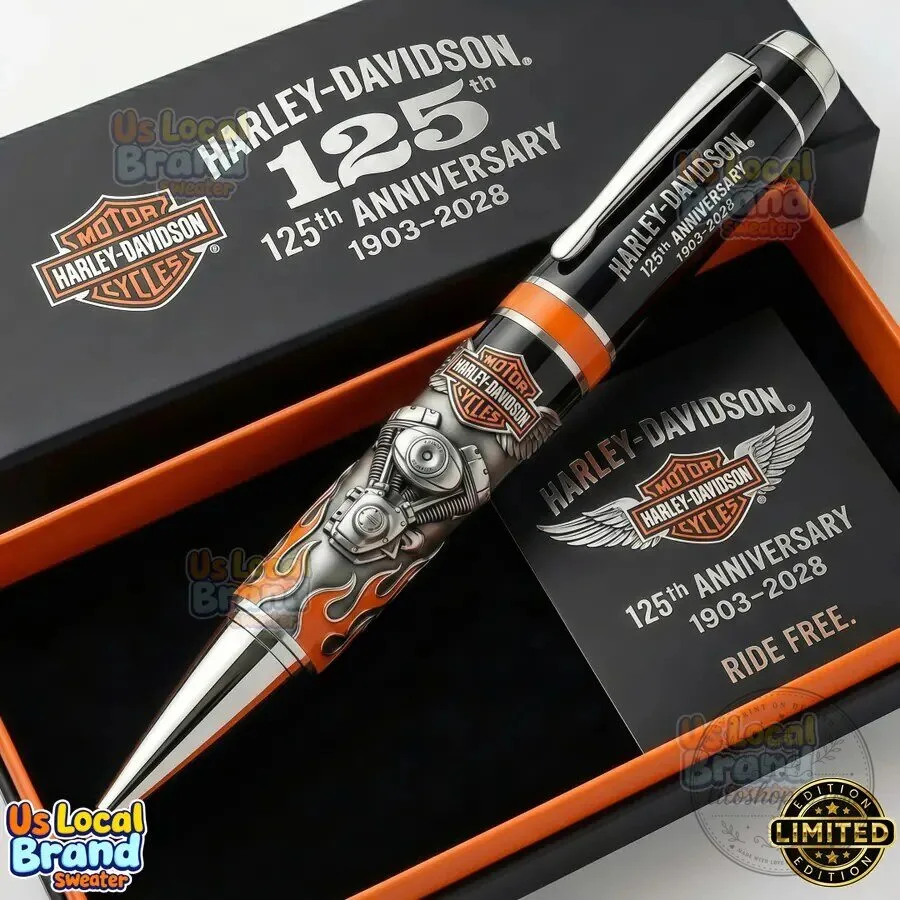 Harley-Davidson 125th Anniversary Motorcycle Engine Rollerball Pen