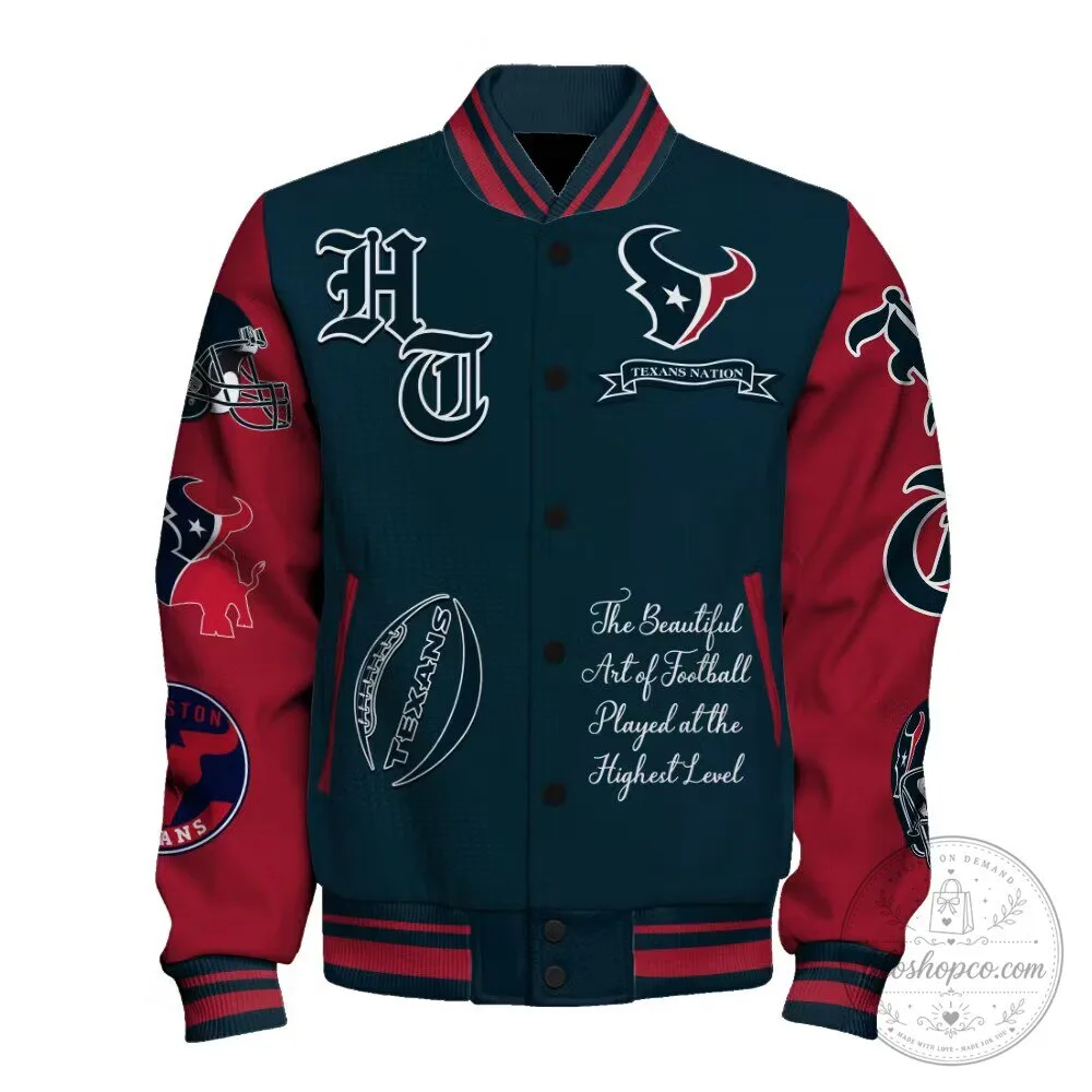 Houston Texans Football American Conference Varsity Jacket