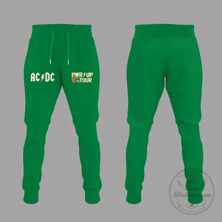 Notre Dame Football AC/DC Power Up Tour 2026 Green Jersey 11 Notre Dame Football AC/DC Power Up Tour 2026 Green Jersey
