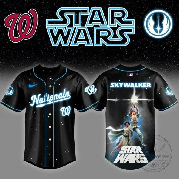 Skywalker Washington Nationals Star Wars Baseball Jersey 7 Skywalker Washington Nationals Star Wars Baseball Jersey