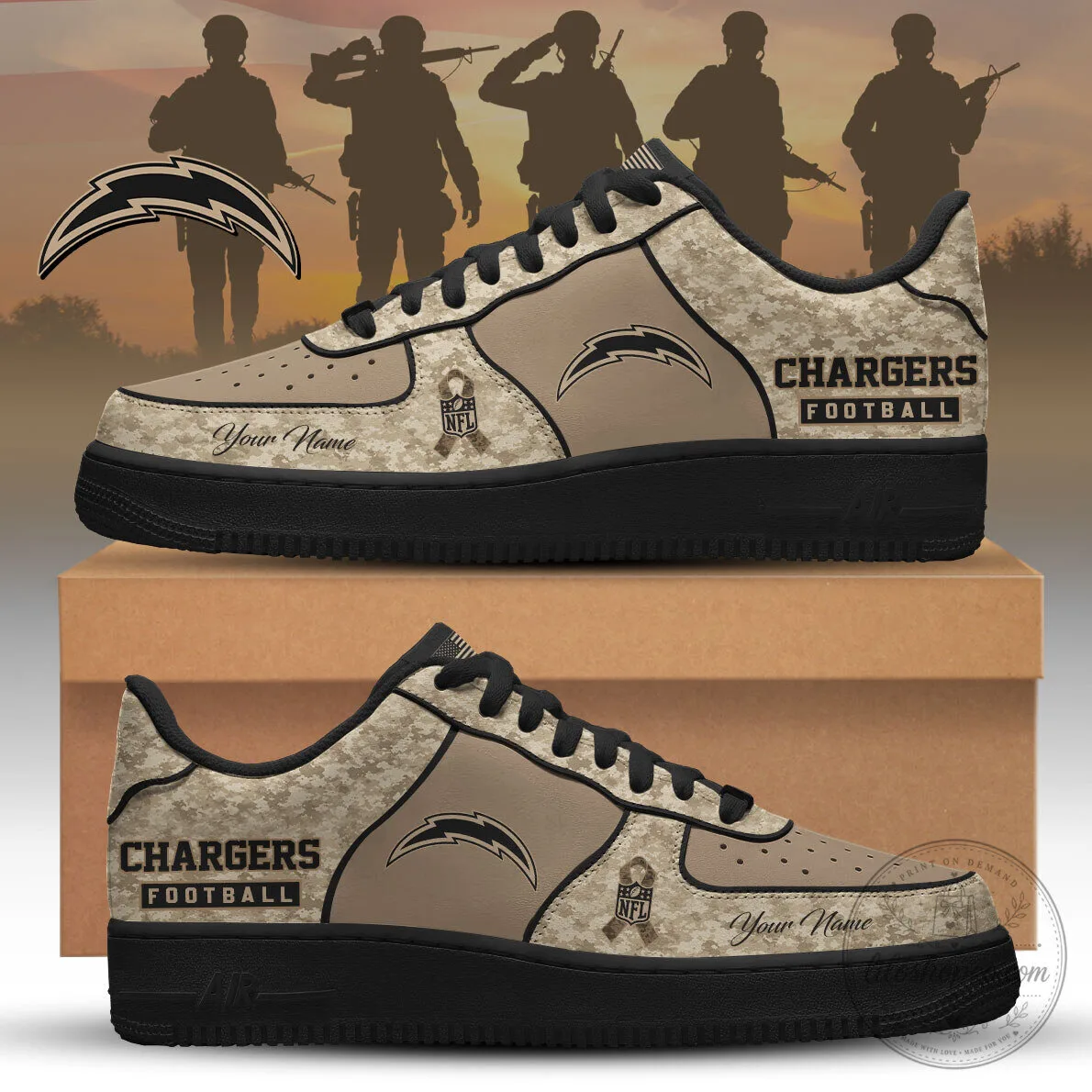 Limited Edition .LAC Shoes for Veterans Day