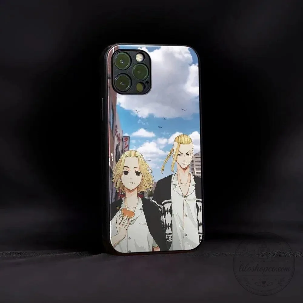 Tokyo Revengers Draken and Mikey Anime Cartoon Art Phone Case