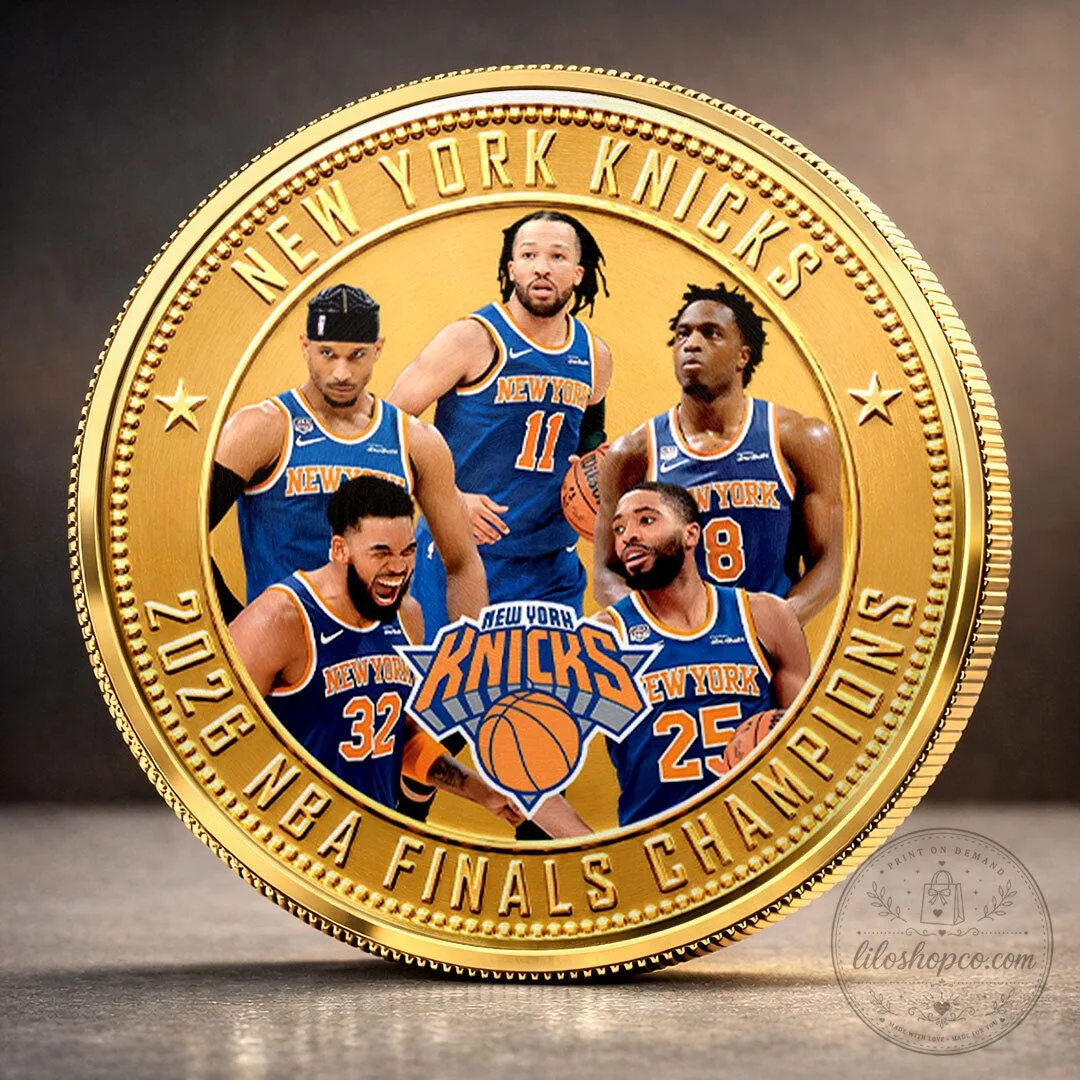 2026 NBA Finals Champions Gold Coin Commemorating the New York Knicks