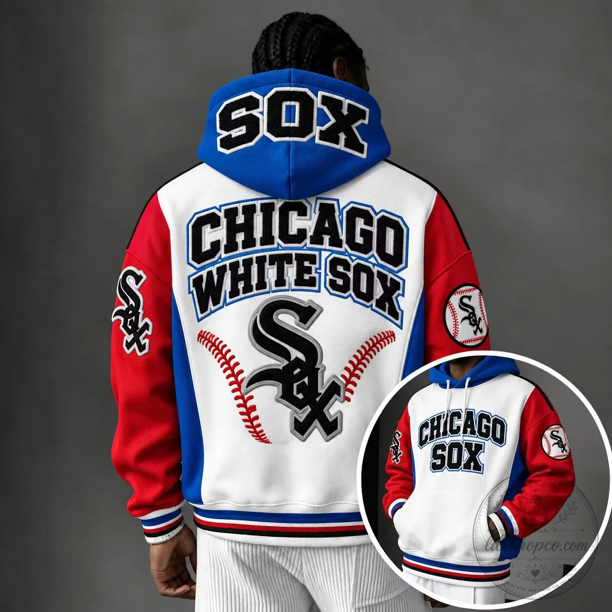 Chicago White Sox Baseball Team Fan Hoodie