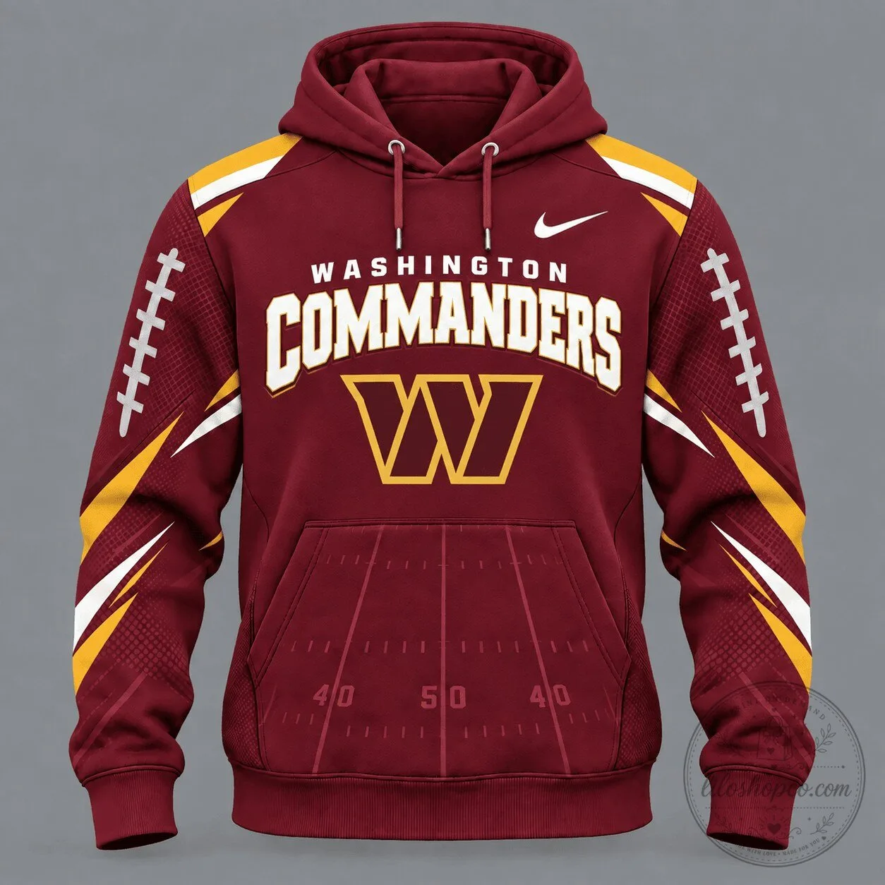 Washington Commanders National Football League Game Day Maroon Hoodie