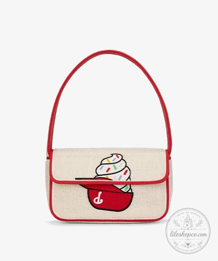 Philadelphia Phillies Ice Cream Sundae Helmet Embroidered Shoulder Bag