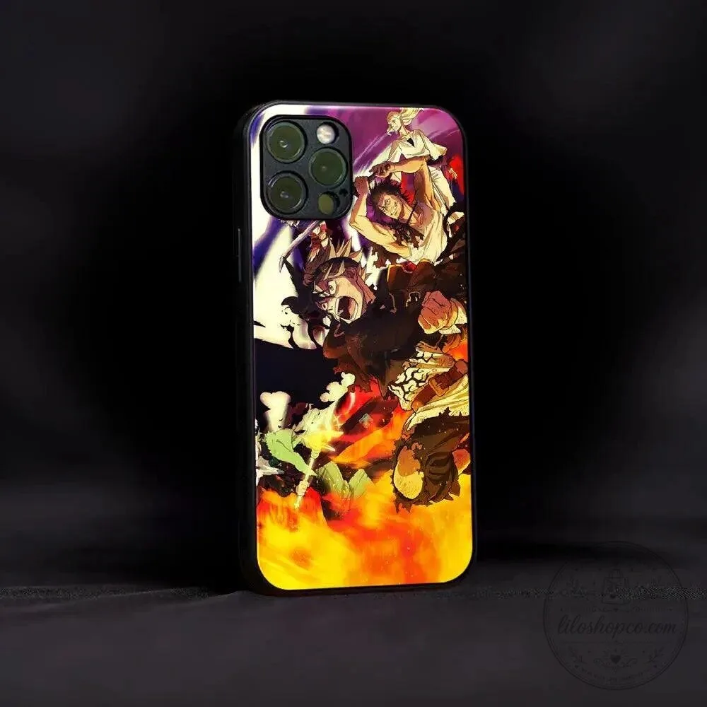 Black Clover Asta and Yuno Anime Manga Art Custom iPhone Phone Case
