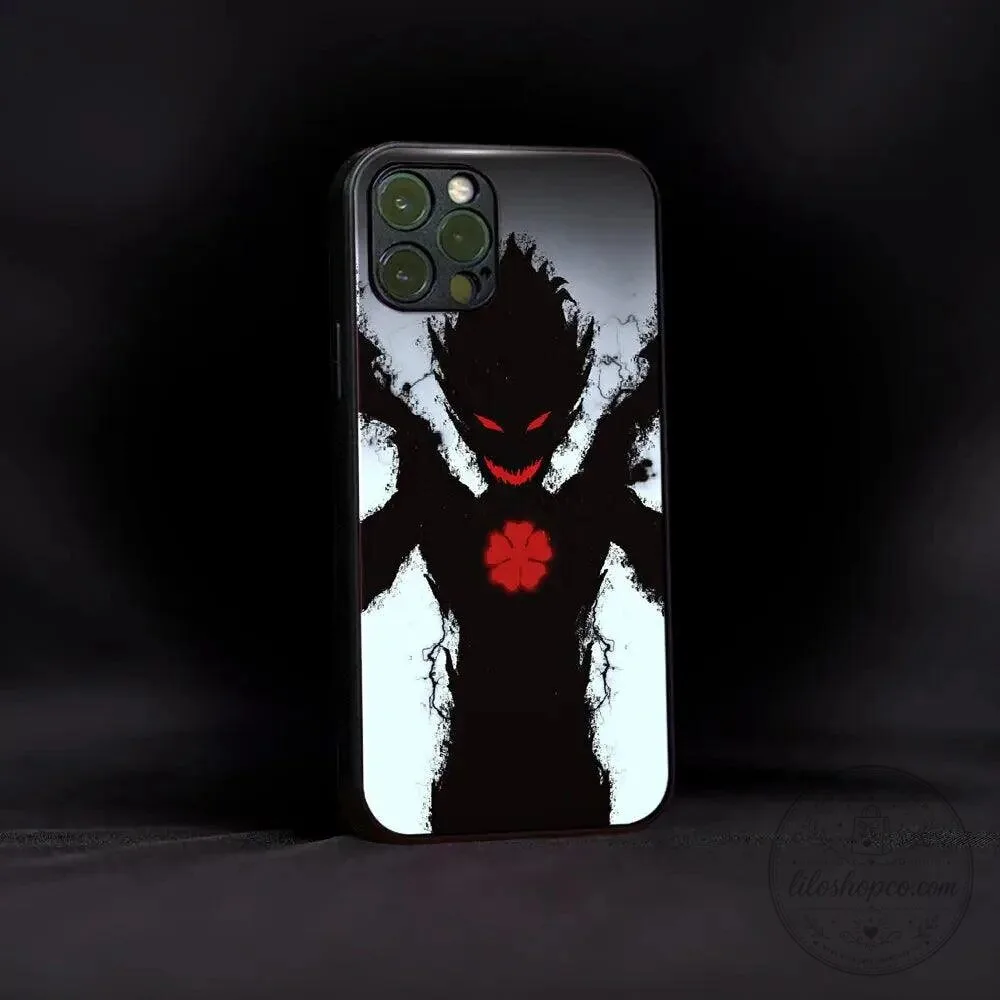 Black Clover Asta Demon Form Anime Art iPhone Phone Case